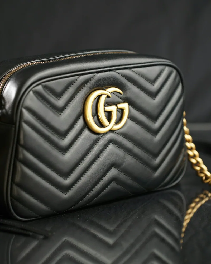 Gucci GG Marmont Small Shoulder Bag, Black