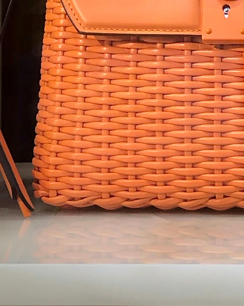 Loewe Square Basket Small, weave