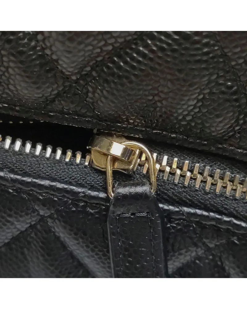 Chanel Lunch Box Bag, 25C Collection, close up light wear on the hardware