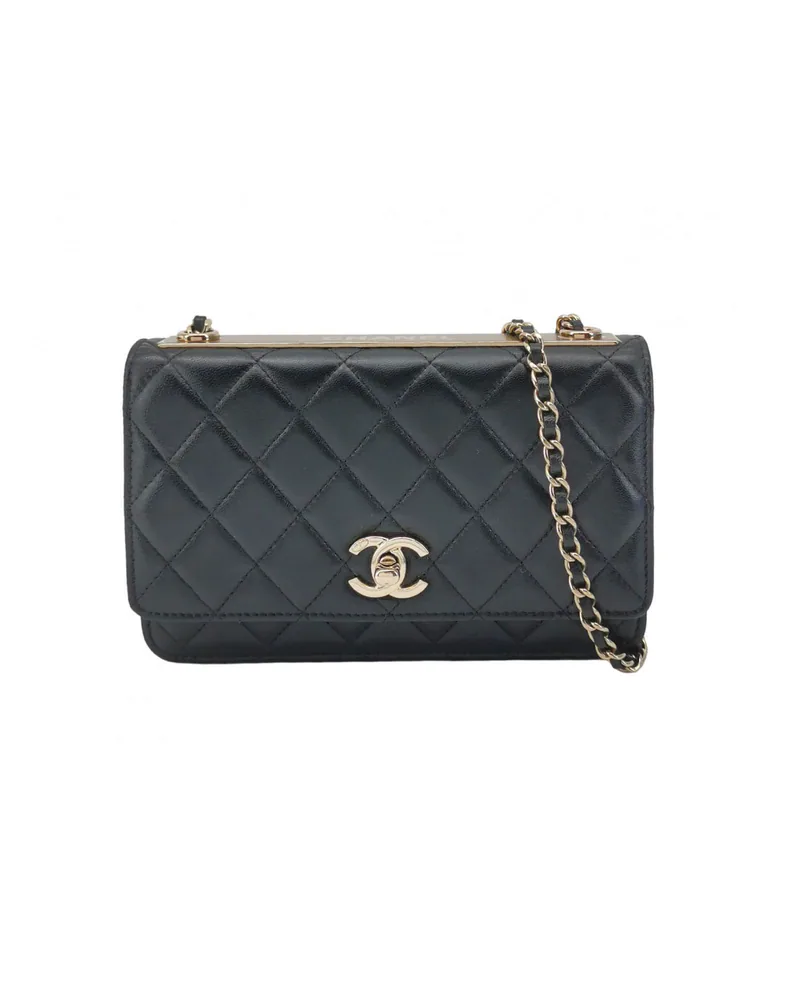 Chanel Trendy CC Wallet on Chain, Black