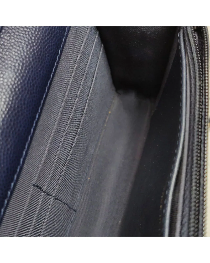 Chanel Classic Wallet on Chain, close up light marks on the lining