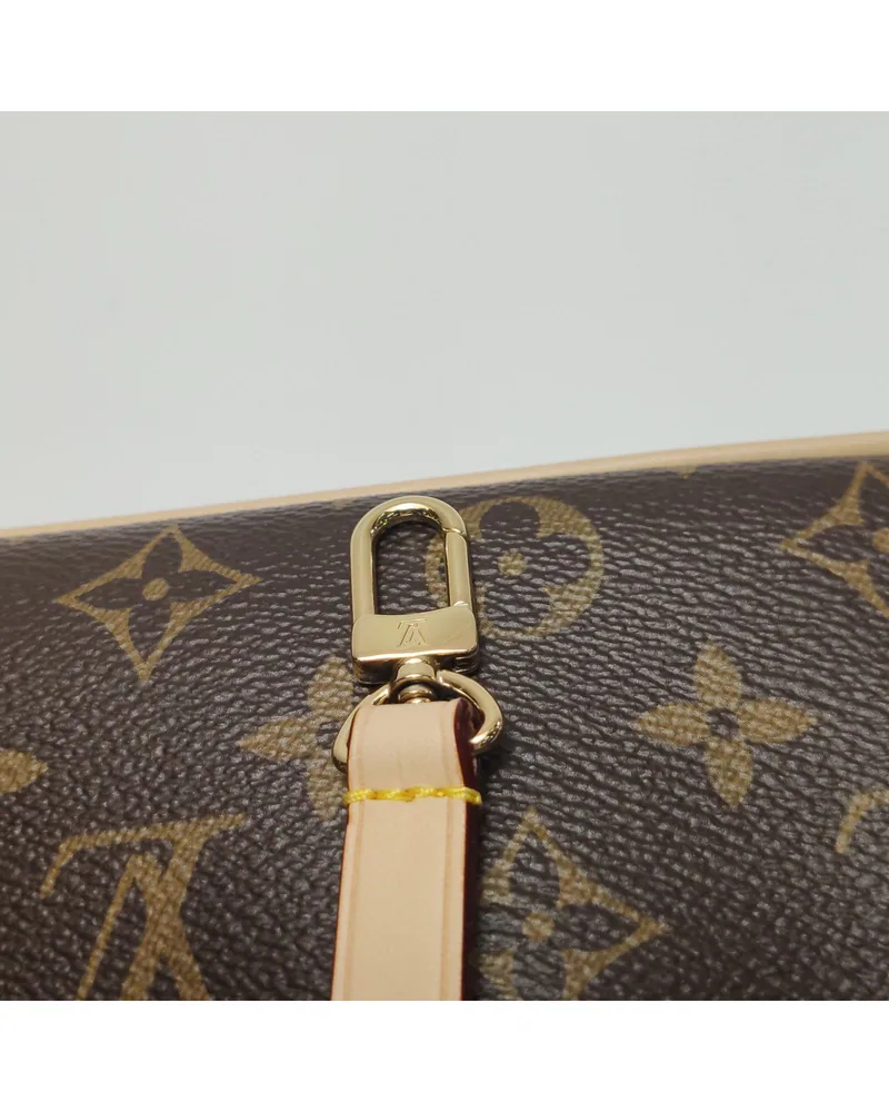 Louis Vuitton Nano Monogram Bag, close up light wear on the hardware