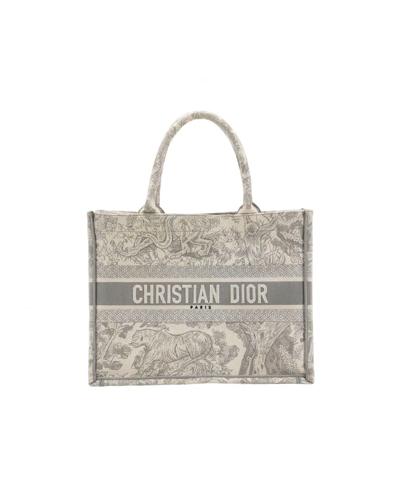 Dior Book Tote Medium, Toile de Jouy, Beige