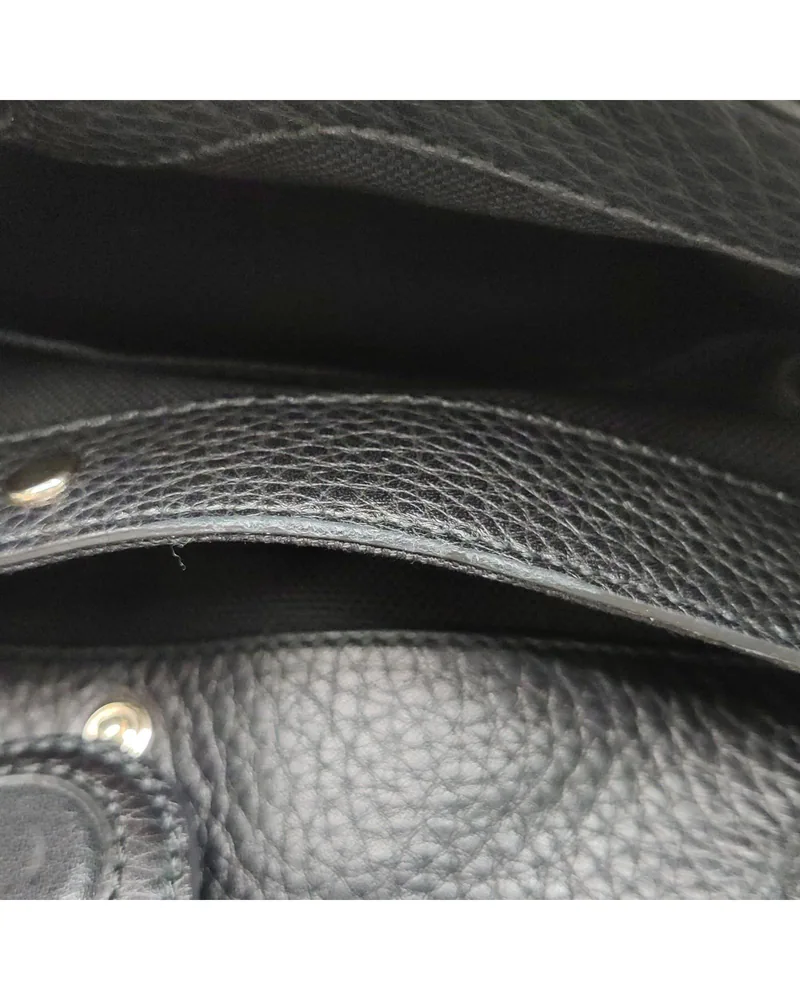 Gucci Bamboo Large, close up light wear on the lining