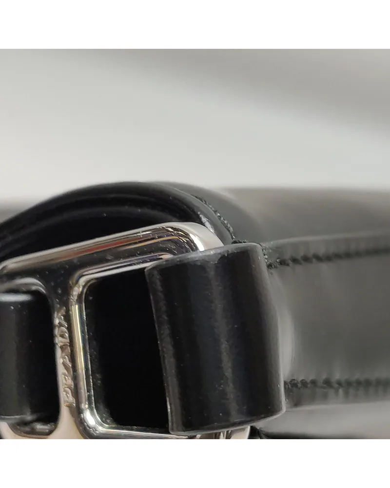 Prada Cleo Medium, close up light wear on the strap