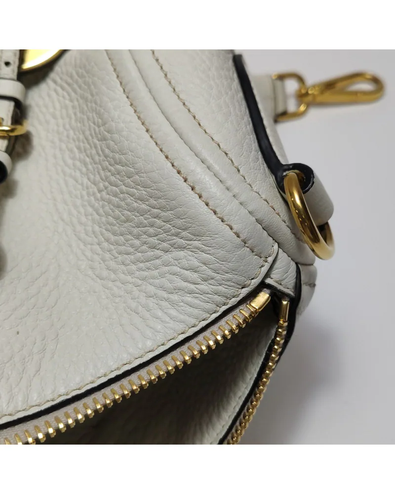 Prada Galleria Mini, close up light wear on the hardware