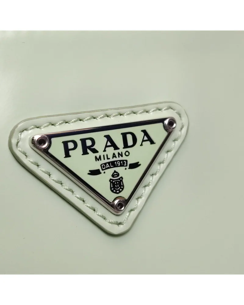 Prada Cleo Medium, close up light wear on the hardware