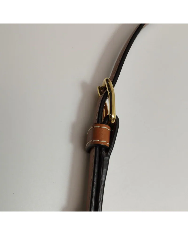 Celine Teen Triomphe, close up moderate wear on the hardware