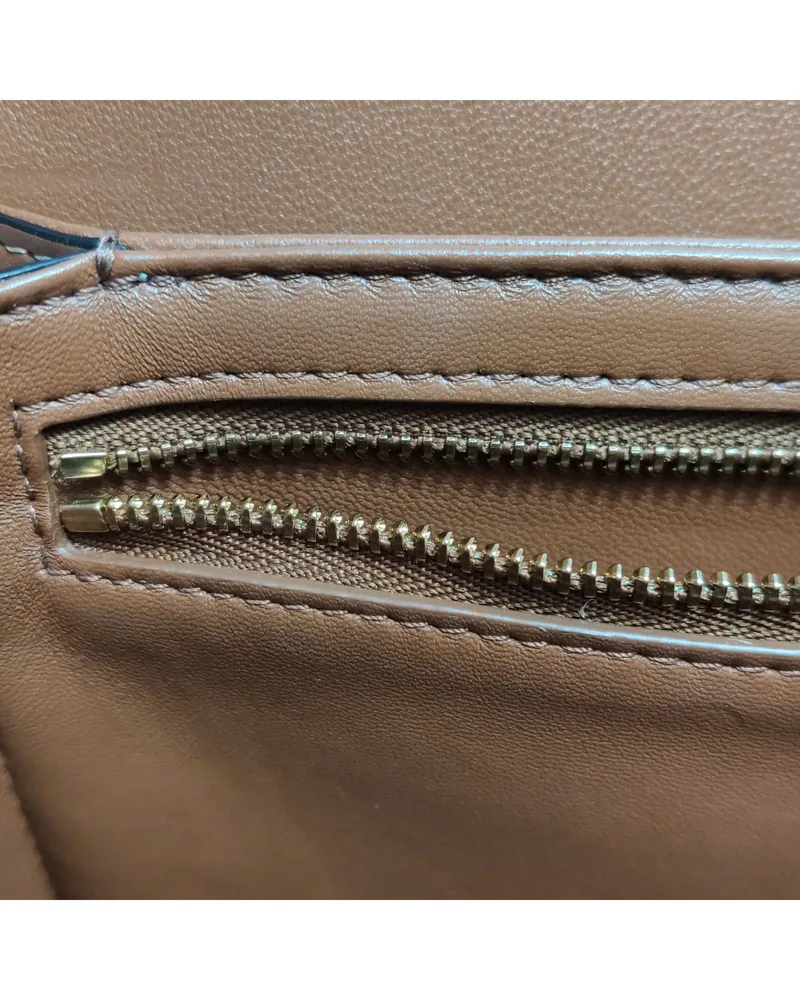 Celine Teen Triomphe, close up light marks on the lining