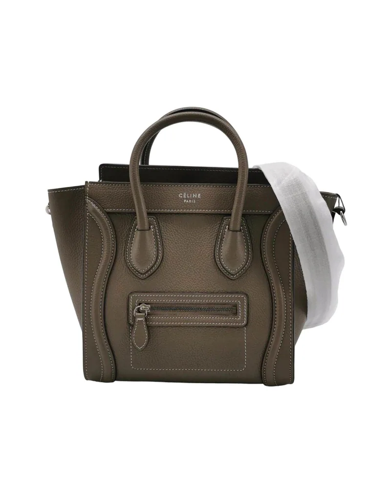 Celine Nano Luggage, Brown