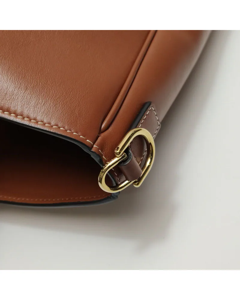 Celine Soft 16 Medium, close up light wear on the hardware
