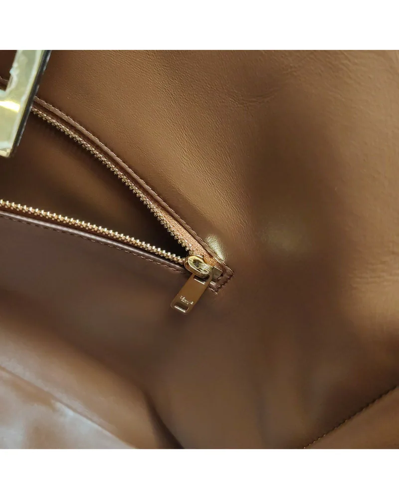 Celine Soft 16 Medium, close up light wear on the hardware