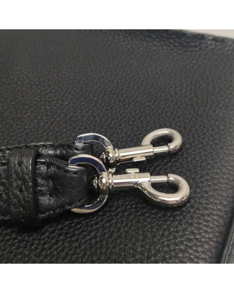 Fendi Peekaboo Mini, close up light wear on the hardware