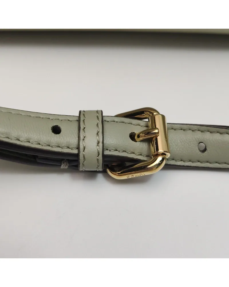 Fendi First Midi, close up light wear on the hardware
