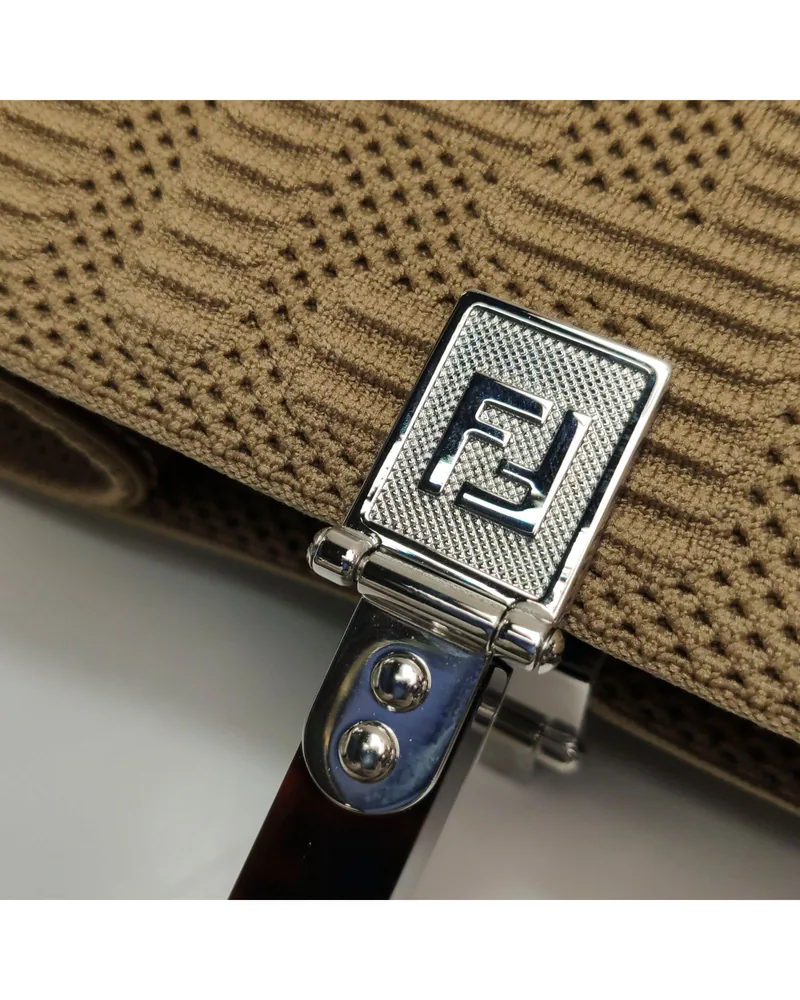 Fendi Sunshine Medium, Fendi x Skims, close up light wear on the hardware