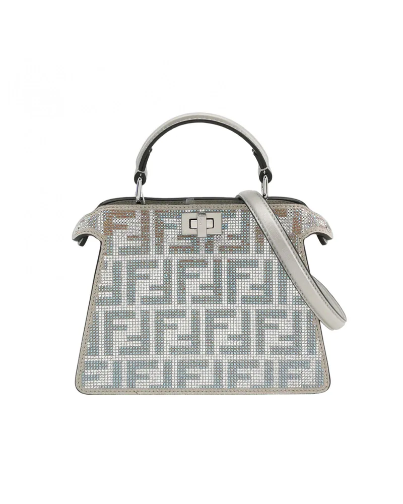Fendi Peekaboo ISeeU Petite, Silver