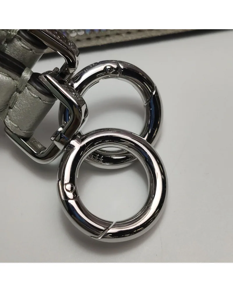 Fendi Peekaboo ISeeU Petite, close up light wear on the hardware