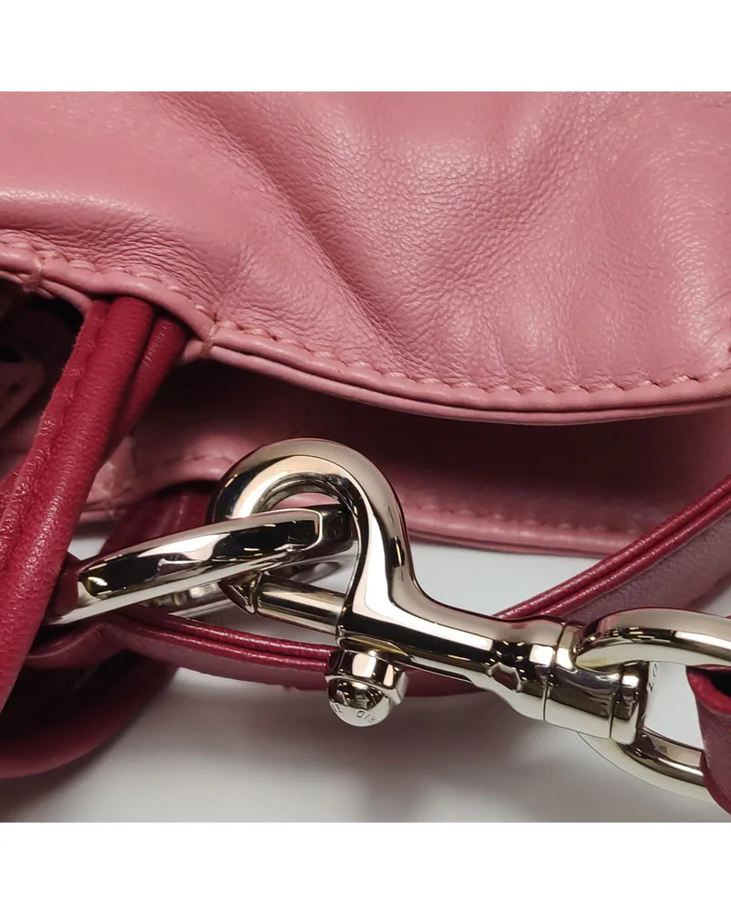 Loewe Flamenco Medium, close up moderate wear on the hardware