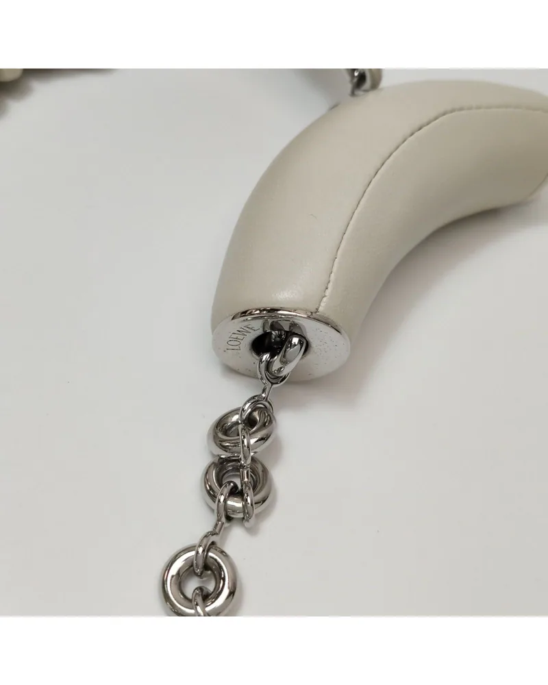 Loewe Squeeze Small, close up light wear on the strap and the clasp