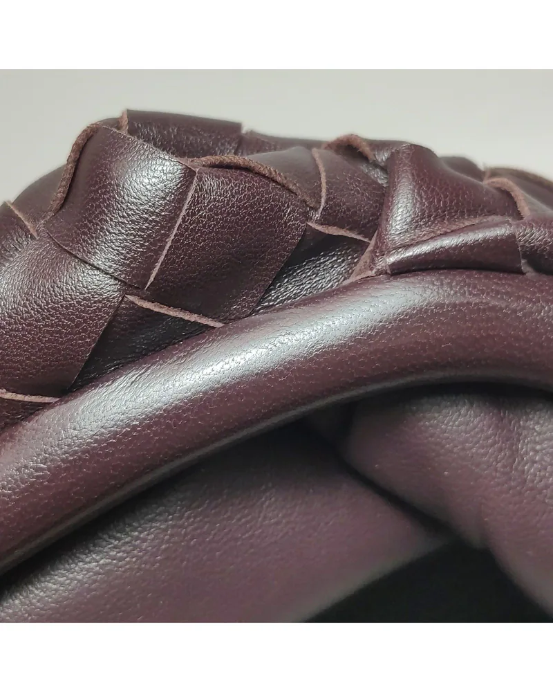 Bottega Veneta The Pouch, close up light wear on the body