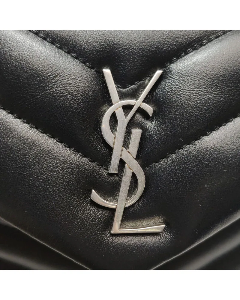 Saint Laurent Loulou Mini, close up light wear on the hardware