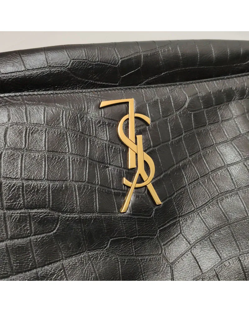Saint Laurent Kate Medium, Reversible, close up light wear on the hardware