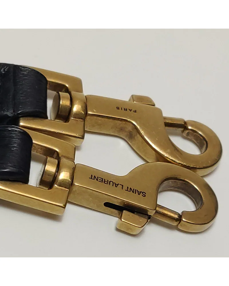 Saint Laurent Le 5 à 7 Baby, close up light wear on the hardware