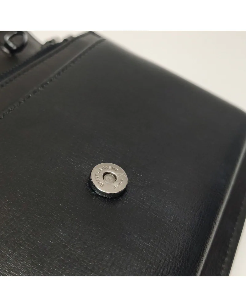 Saint Laurent Sunset, close up light wear on the hardware