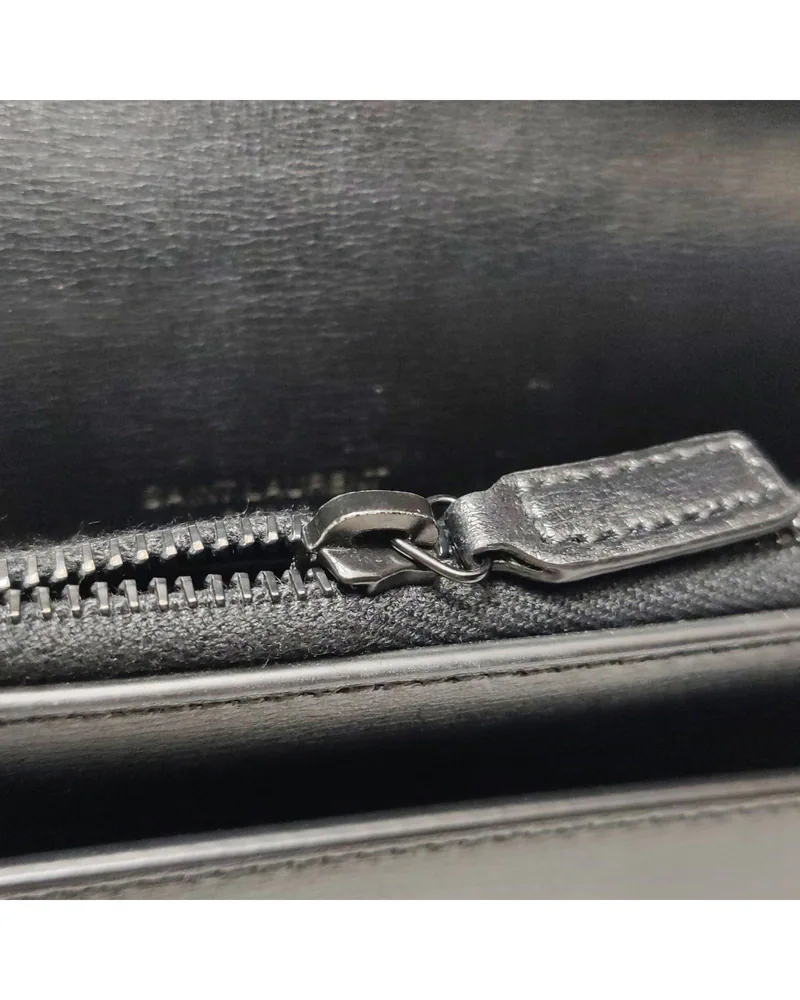 Saint Laurent Sunset, close up light wear on the hardware