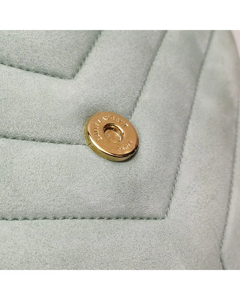 Saint Laurent Loulou Small, close up light wear on the hardware