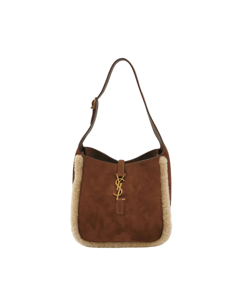 Saint Laurent Le 5 à 7 Small, Brown