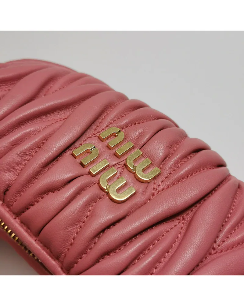 Miu Miu Wander Mini, close up light wear on the hardware
