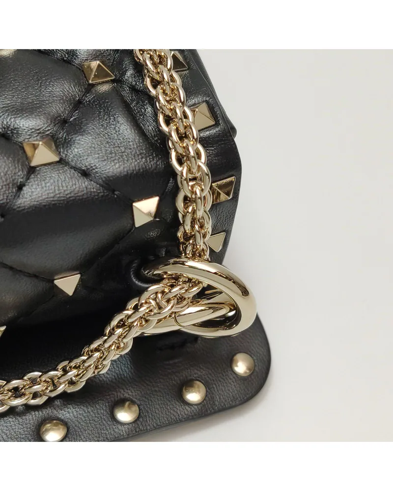 Valentino Rockstud Medium, close up light wear on the hardware