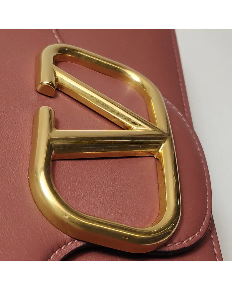 Valentino Locò Underarm Bag, close up light wear on the hardware