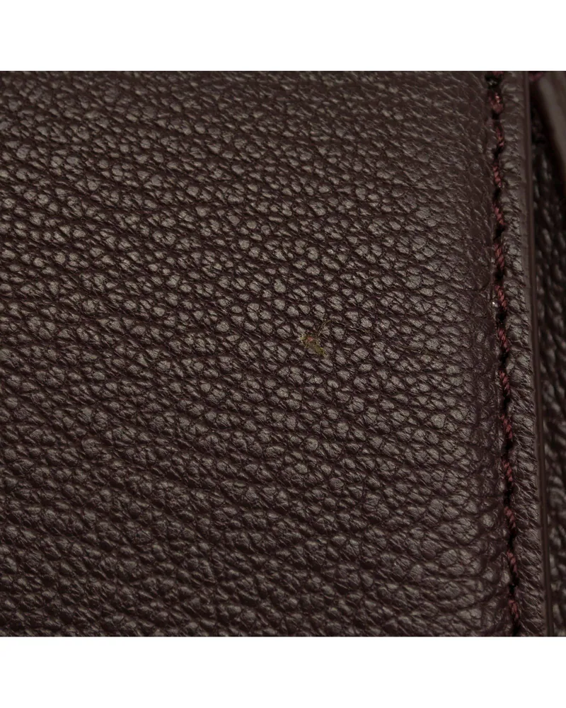 Alexander McQueen The Box Bag, close up light wear on the body and the front