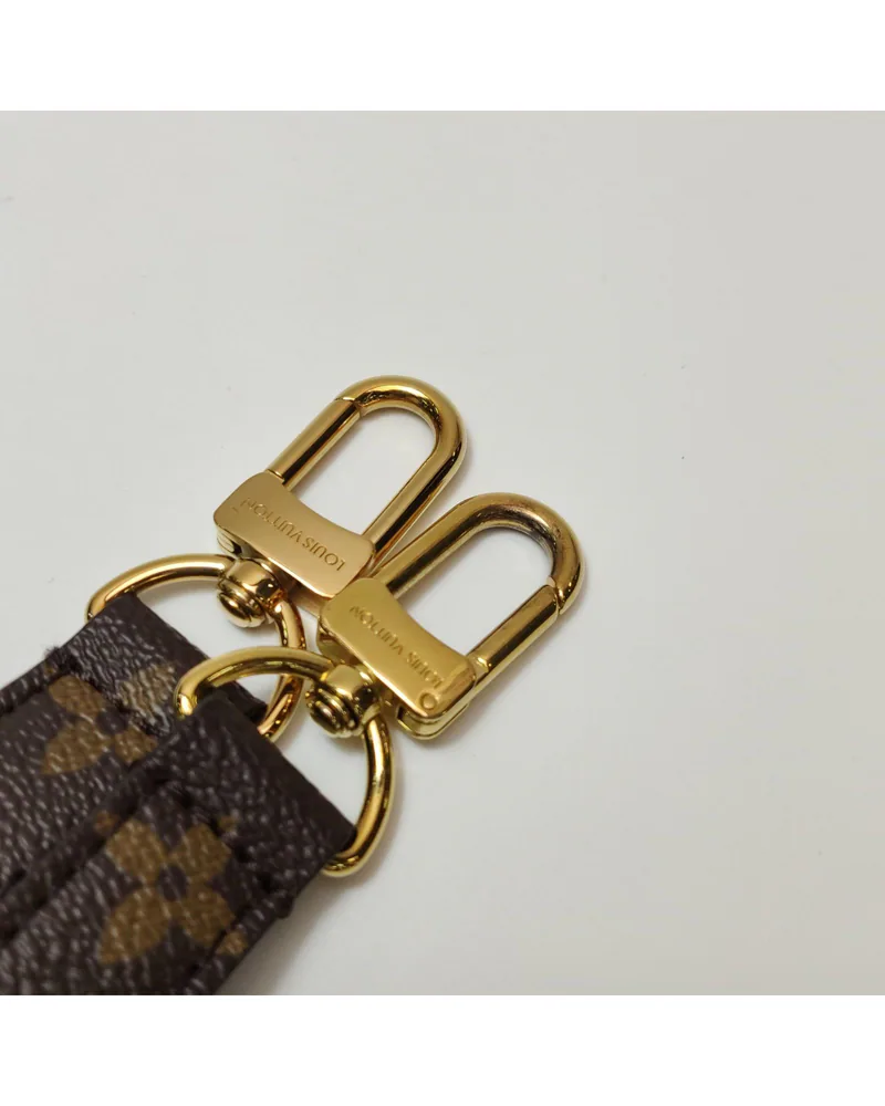 Louis Vuitton Pochette Métis MM, close up light wear on the hardware
