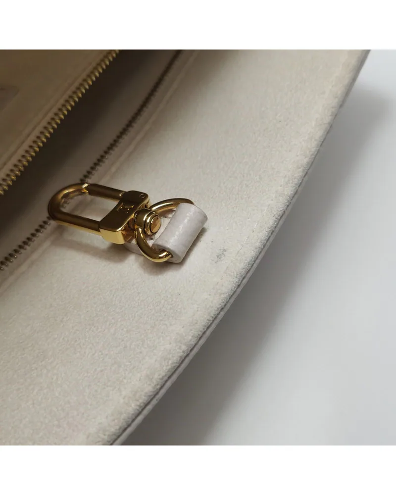 Louis Vuitton OnTheGo PM, Giant Monogram, close up light marks on the lining