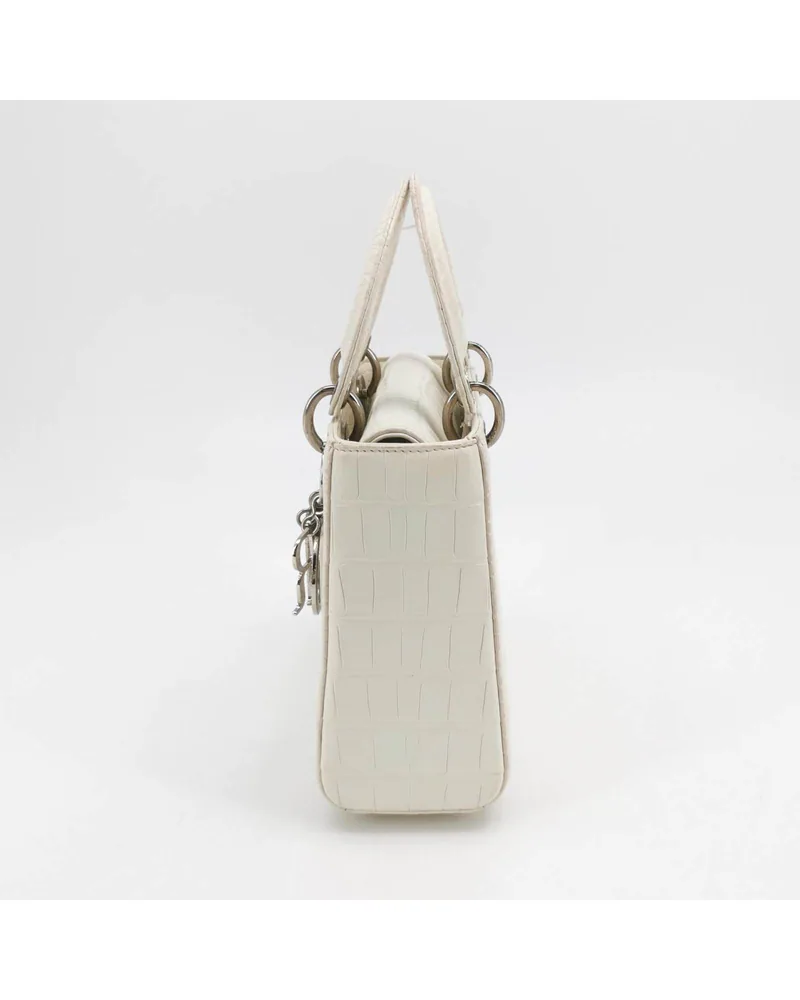 Dior Lady Dior Small, Crocodile, view 3