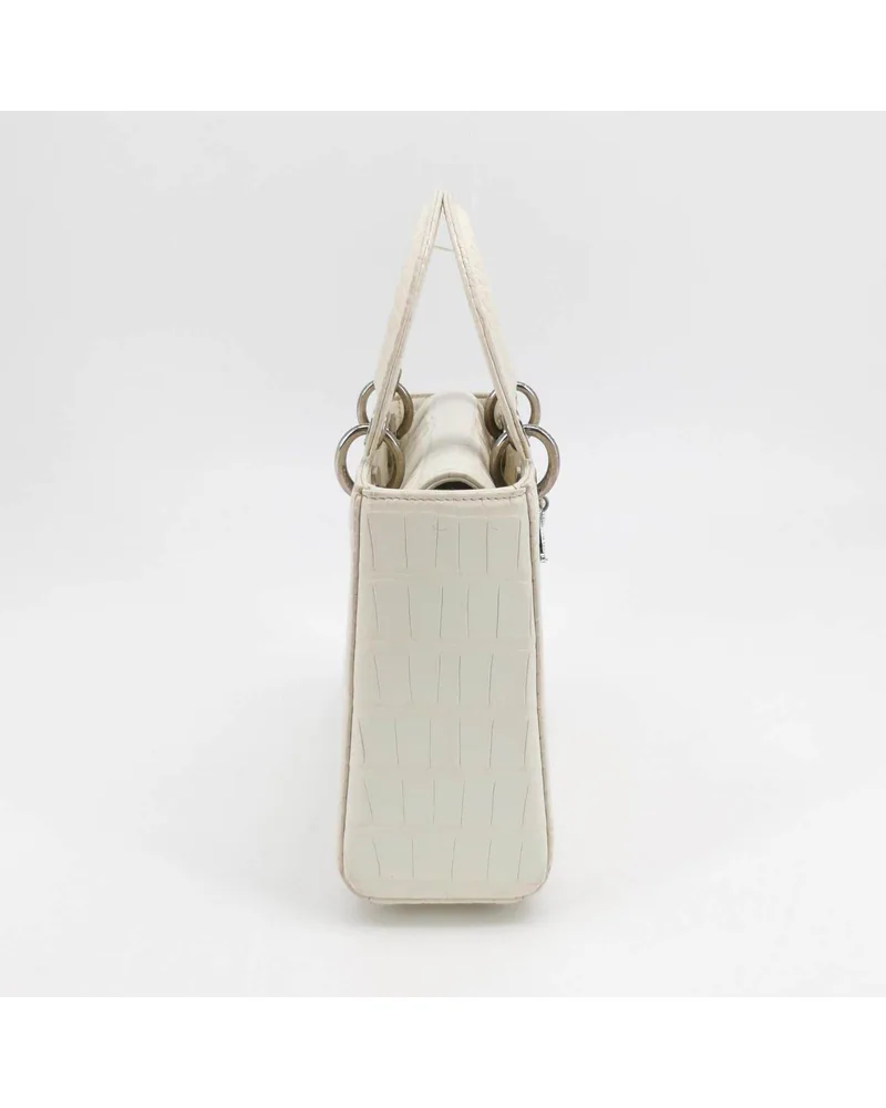 Dior Lady Dior Small, Crocodile, view 4