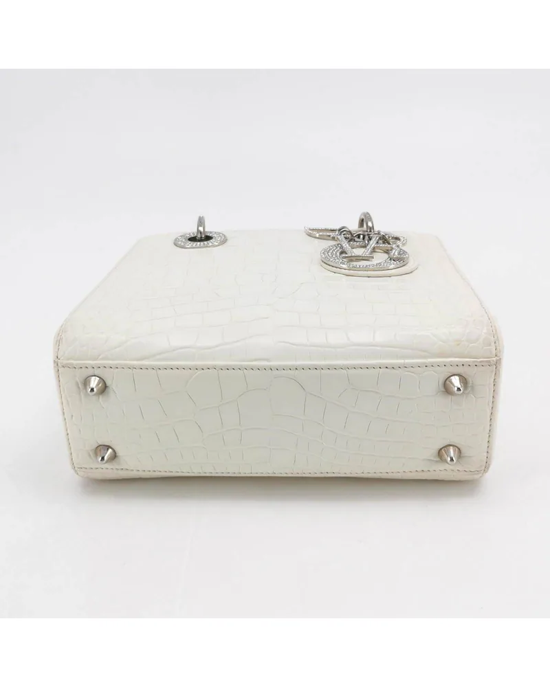 Dior Lady Dior Small, Crocodile, view 6