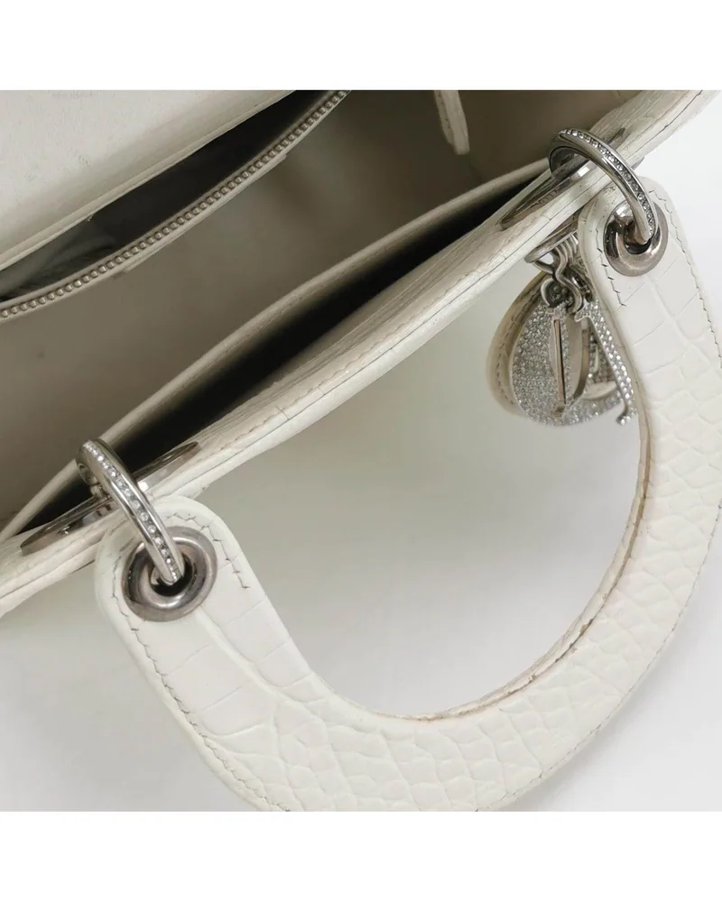 Dior Lady Dior Small, Crocodile, view 7