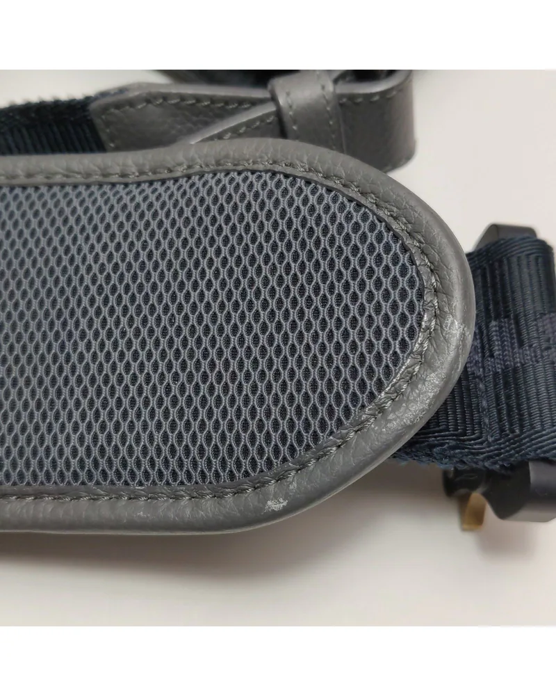 Dior Saddle Bag, Sacai Collaboration, close up light marks on the strap