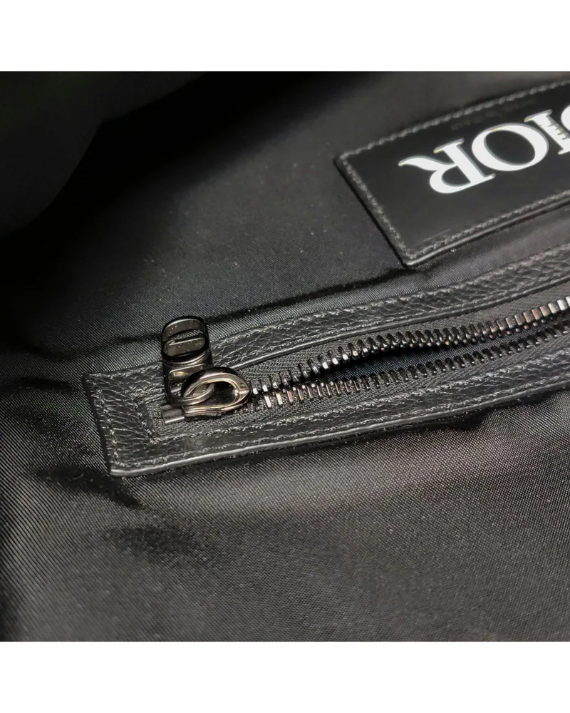 Dior Saddle Bag, Sacai Collaboration, close up light wear on the hardware