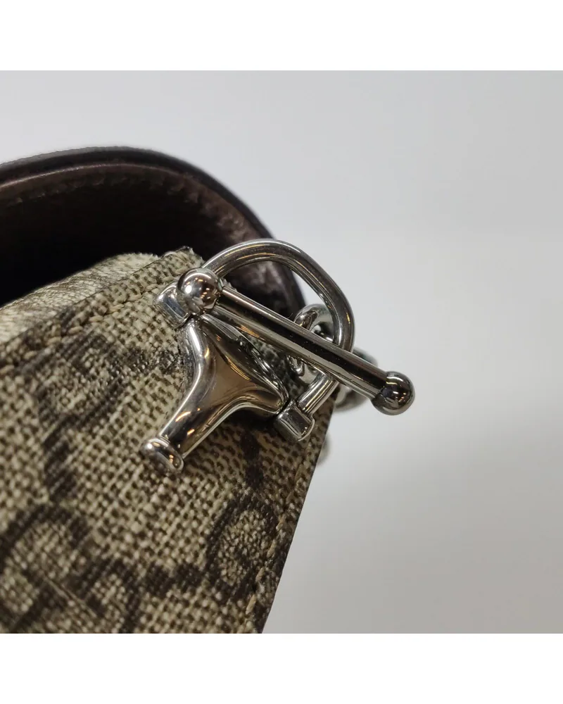 Gucci Horsebit 1955 Mini, close up light wear on the hardware