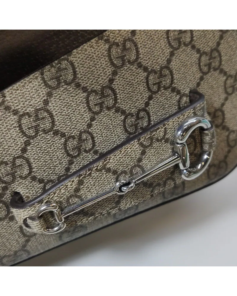 Gucci Horsebit 1955 Mini, close up light wear on the hardware