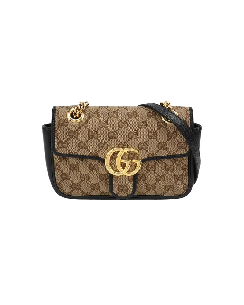 Gucci GG Marmont Mini, Beige and black