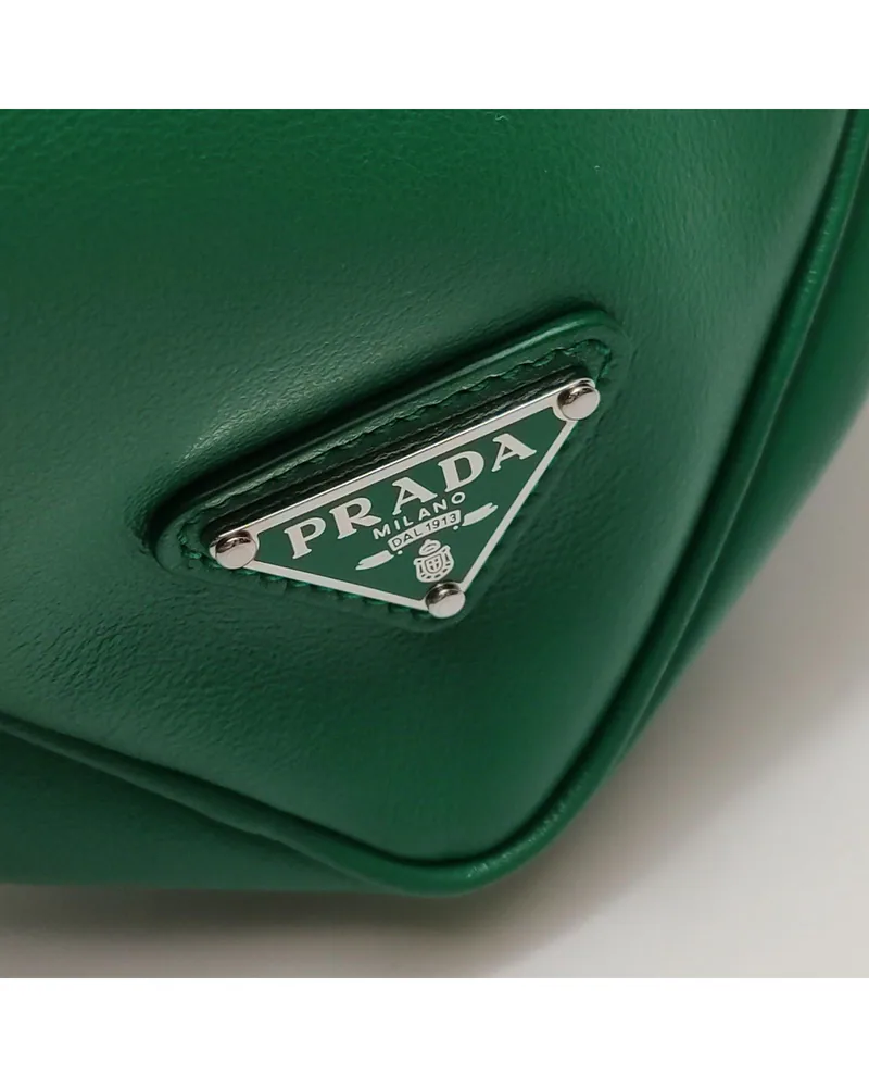Prada Triangle Mini, close up light wear on the hardware