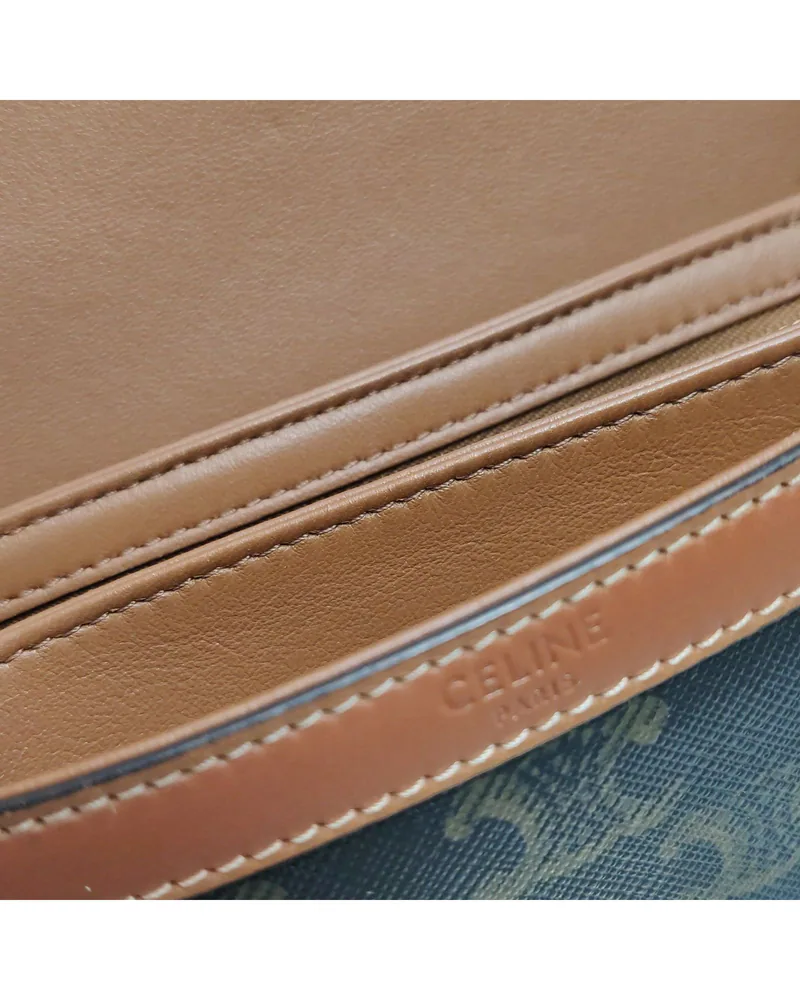 Celine Teen Triomphe, close up light wear on the lining