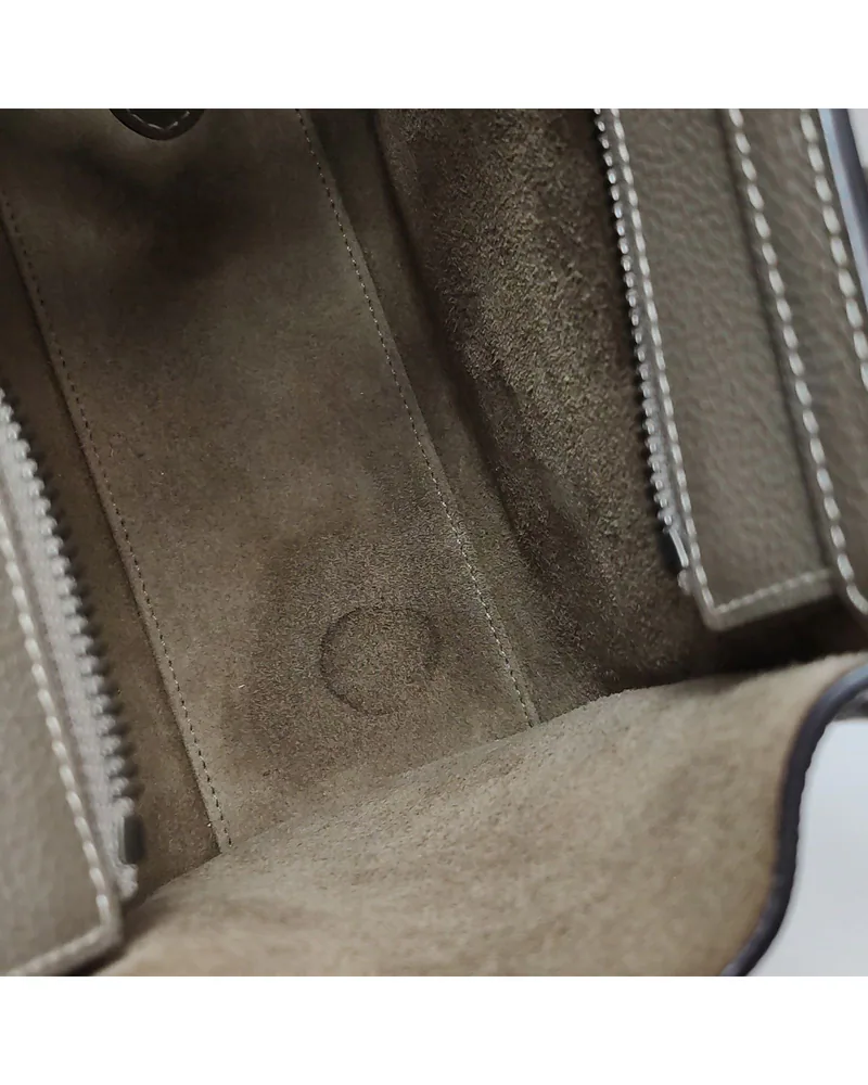Celine Nano Luggage, close up moderate marks on the lining