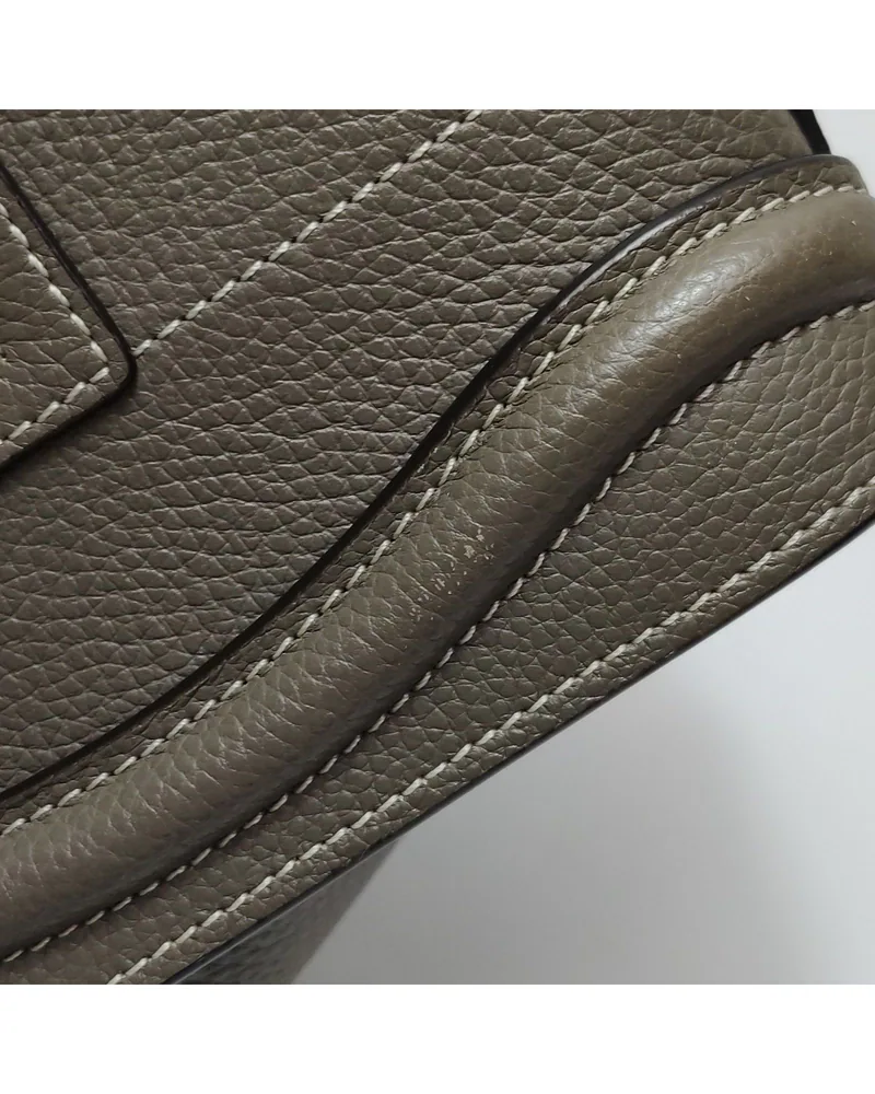 Celine Nano Luggage, close up light wear on the body and the front